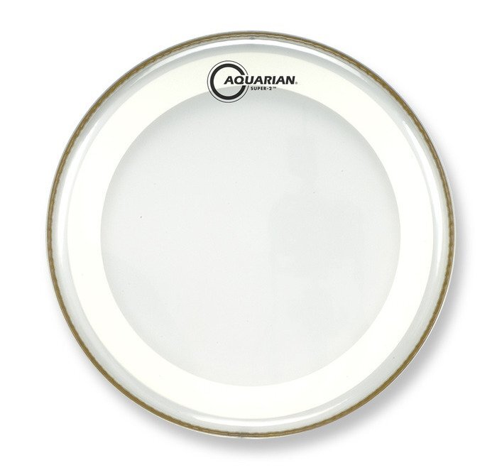 Aquarian 06 Inch Drum Head Clear W/Studio-X Ring MRS2-6