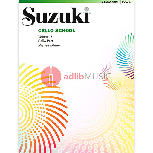 Suzuki Cello School Book Volume 2 - Cello Book Only, No CD International Edition Summy Birchard 0481S — view 2