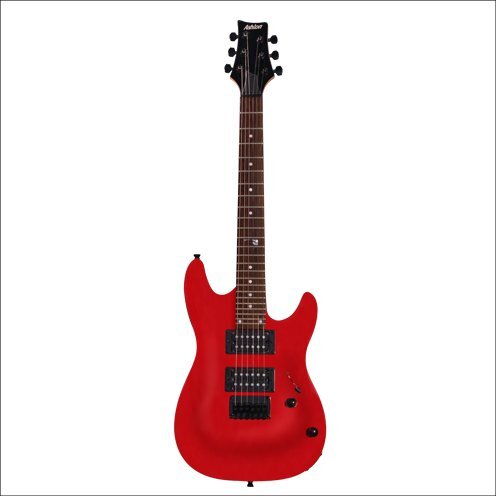 Ashton Mini Size Electric Guitar Red Joey Backstage