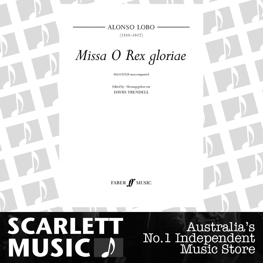 Missa O Rex Gloriae SATB Unacc — view 2