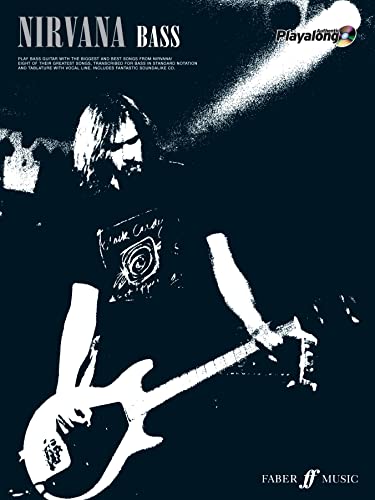 Nirvana Authentic Bass Playalong Book with CD - Faber Music, 48 Pages, Bass TAB