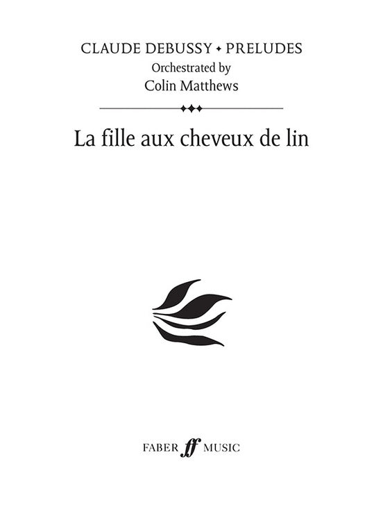 La Fille Aux Cheveux De Lin Prelude 22 Score