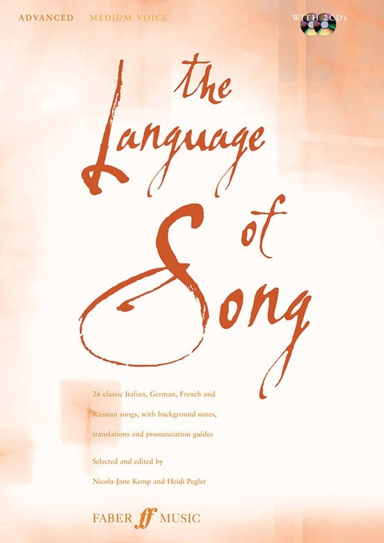 Language Of Song Advanced Med Voice Book/CD