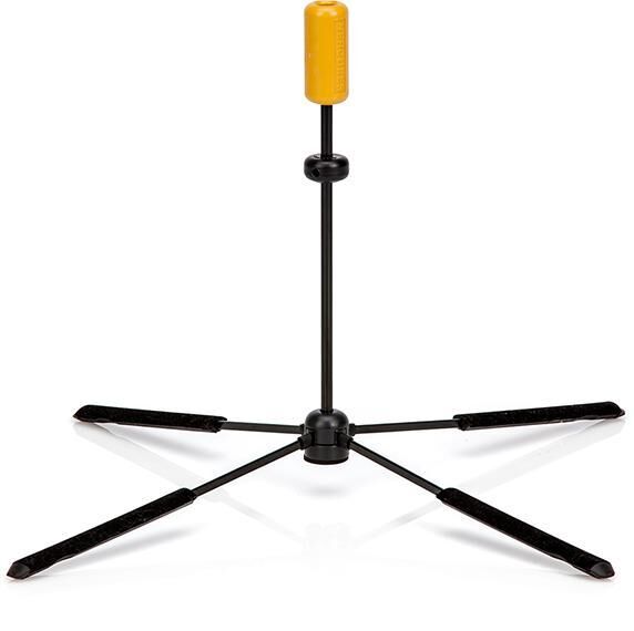 Hercules TravLite DS461B Low-B Foot Flute Stand with Compact In-Bell Design and Velvet Base — view 5
