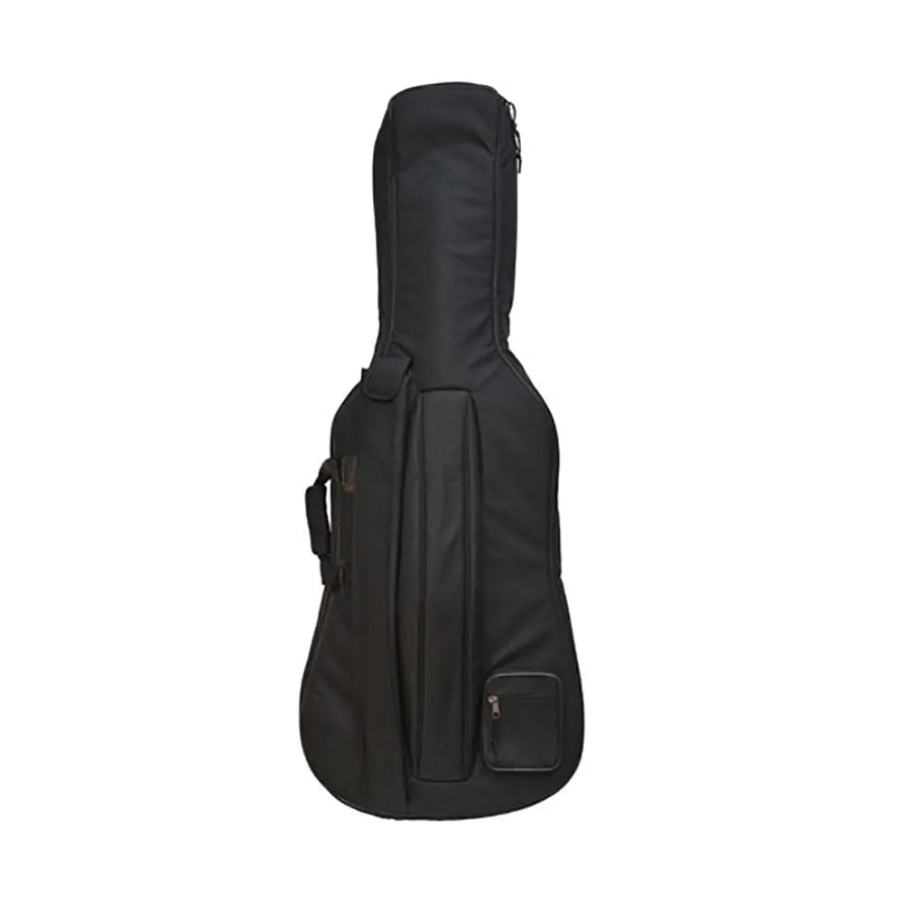 Enrico Student Extra Cello Outfit 4/4 with FPS Brazilwood Bow, Rosin, and Deluxe Padded Bag — view 5