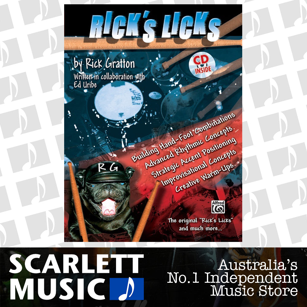 Ricks Licks Book/CD Drum — view 2