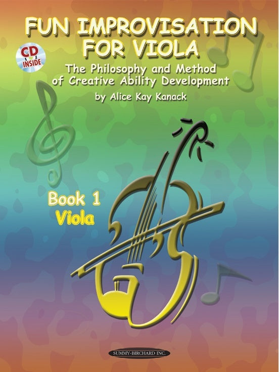 Fun Improvisation For Viola Book/CD