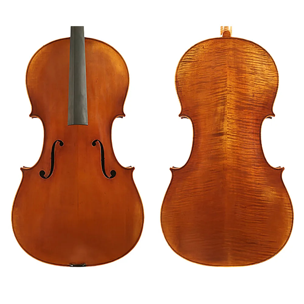 Raggetti Master Cello No.6.0 1712 Davidov, Solid Spruce & Maple, Hand Varnished, Professional Instrument, Advanced Player, China