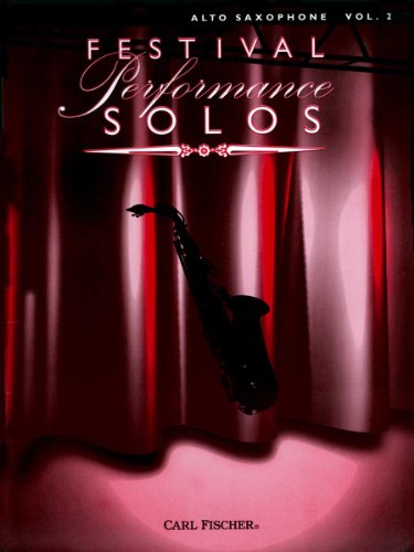 Festival Performance Solos Book 2 Alto Sax (Softcover Book)