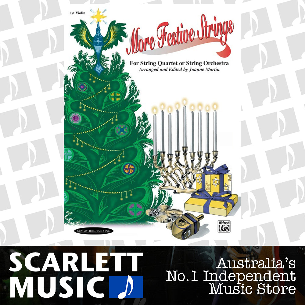 More Festive Strings For String Quartet Violin 1 — view 2