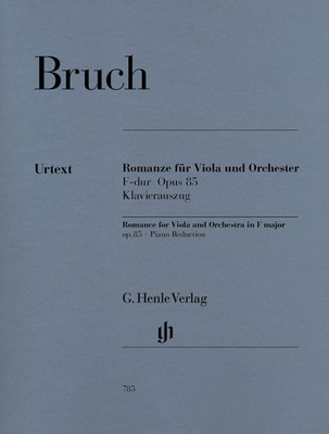 Bruch - Romance Op85 in Fmaj - Viola and Piano Accompaniment Henle HN785