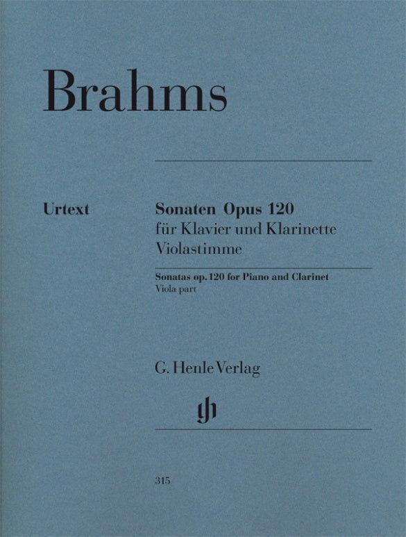 Brahms Clarinet Sonata Op 120 Nos 1 & 2 Viola Part Henle HN315