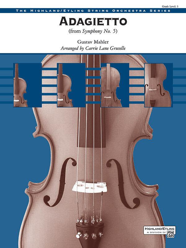 Adagietto Symphony No 5 String Orchestra Sheet Music Grade 3