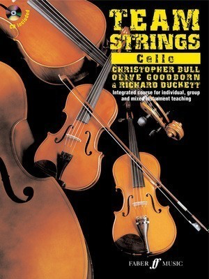 Team Strings Cello Book with CD by Richard Duckett, Christopher Bull, Olive Goodborn - Faber Music