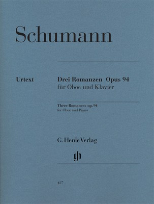 Three Romances for Oboe and Piano Op. 94 by Robert Schumann, Edited by Georg Meerwein
