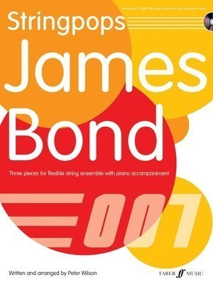 Stringpops James Bond Double Bass Sheet Music with CD