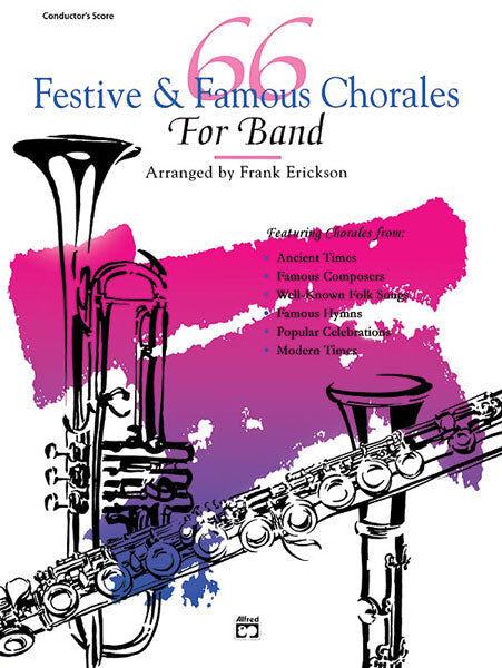 66 Festive and Famous Chorales for 3rd F Horn - Concert Band Sheet Music