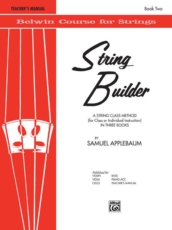 String Builder Book Two - Teacher's Manual for Violin, Viola, Cello, Bass