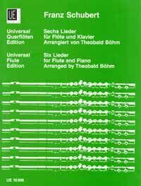Six Lieder for Flute and Piano Sheet Music