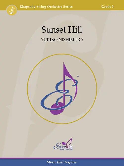 Sunset Hill SO Gr 3 String Orchestra Sheet Music by Nishimura Yukiko