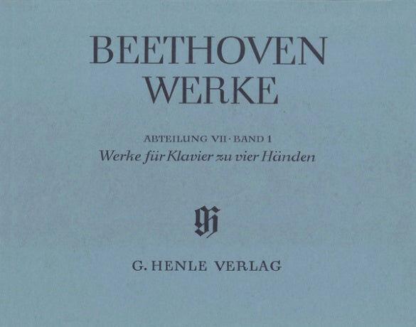 Beethoven Works for Piano Duet Full Score - Henle Edition
