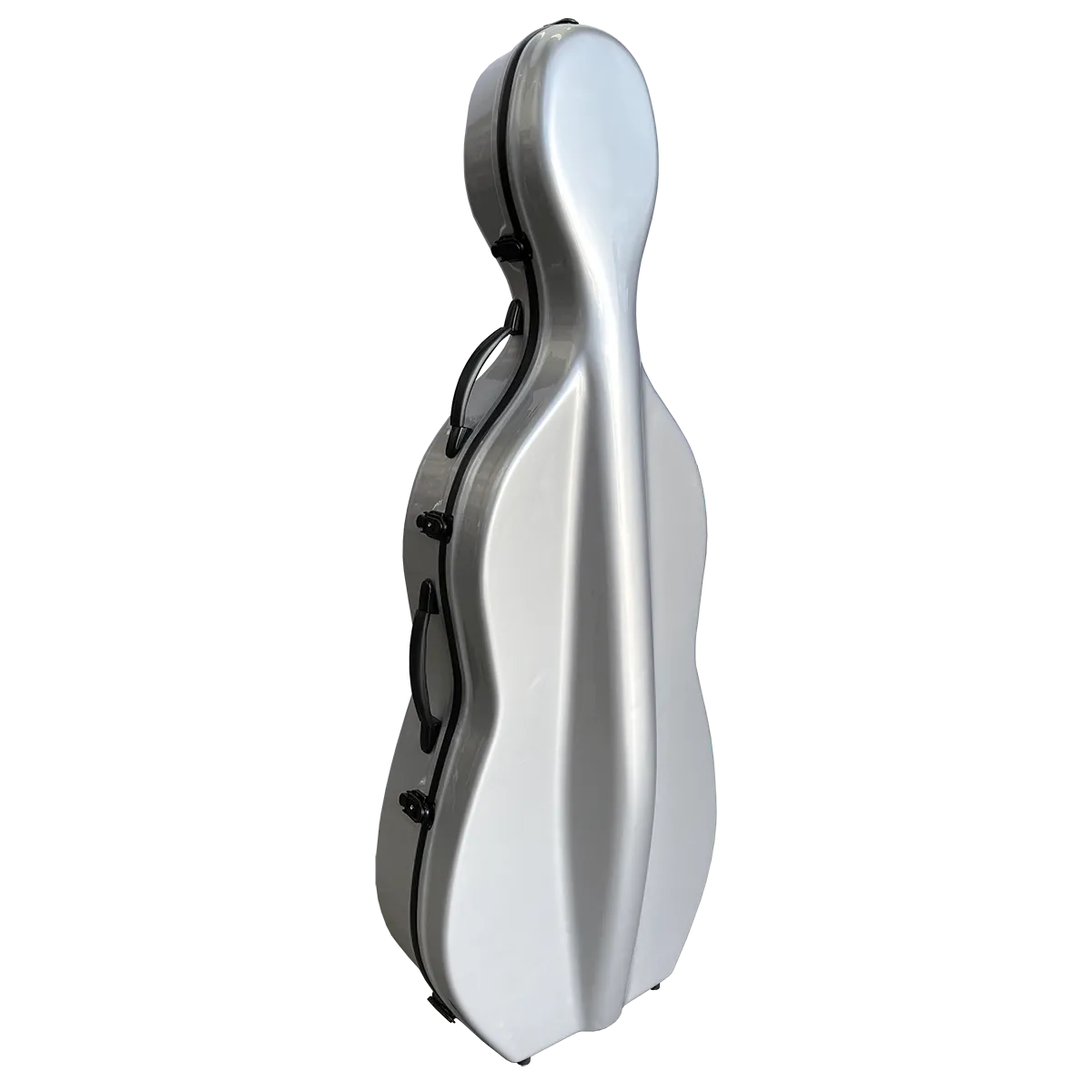 Vivo V703-34SL Polycarbonate Cello Case for 3/4 Size - Silver