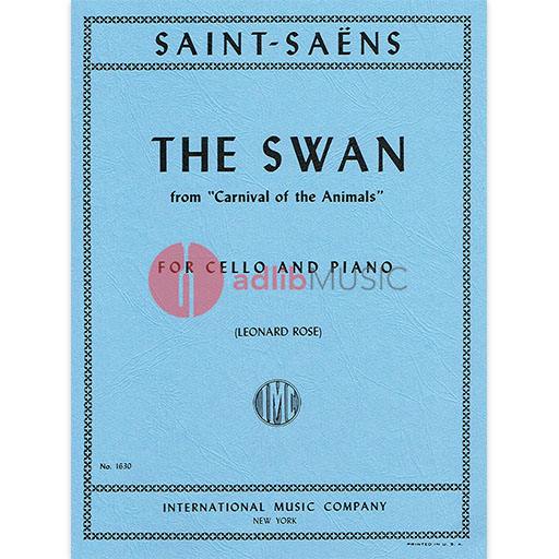 The Swan from Carnival of the Animals Cello Sheet Music Grade 6