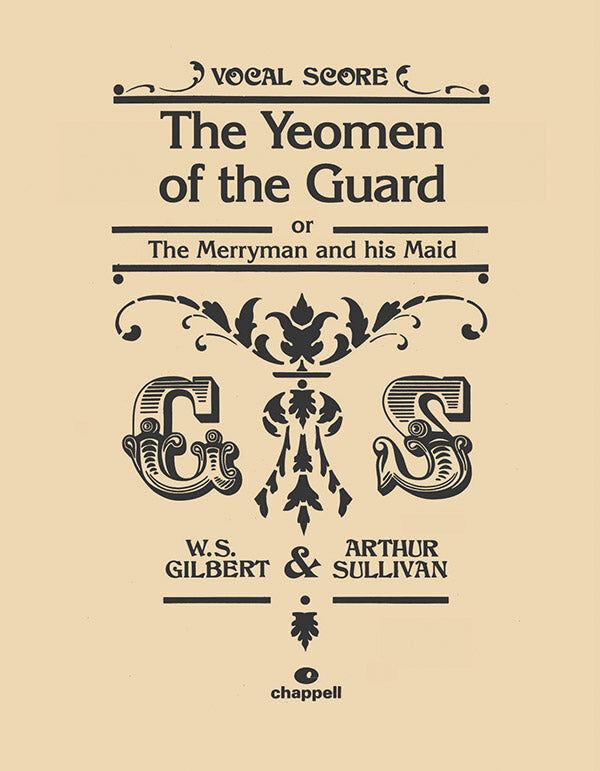Yeoman of the Guard Vocal Sheet Music Score