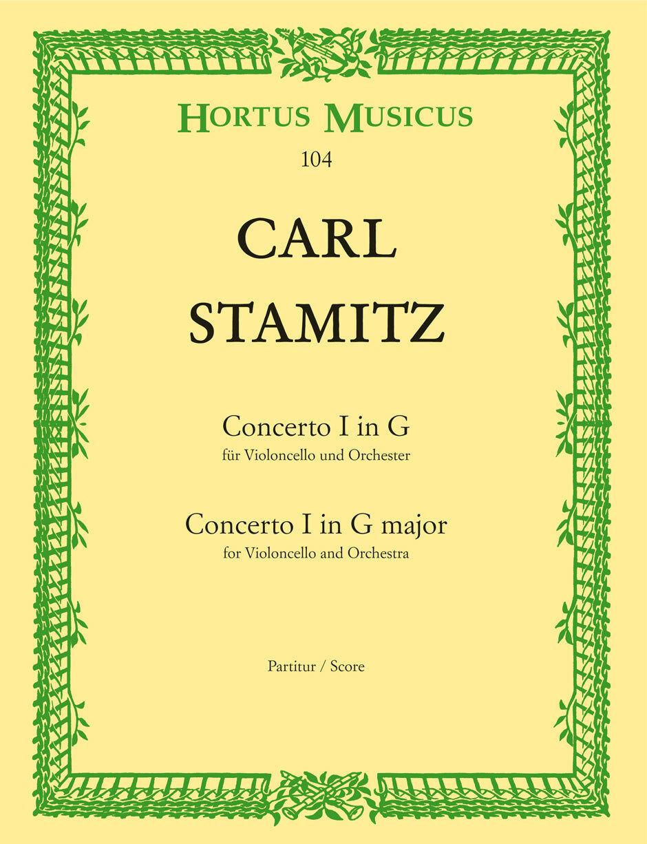 Cello Concerto No 1 in G Major for Cello and Piano by Carl Stamitz