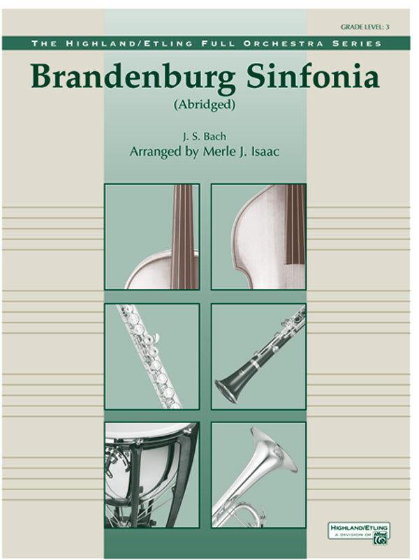 Brandenburg Sinfonia GR 3 Full Orchestra Sheet Music J.S. Bach