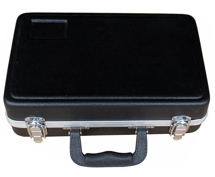 MBT ABS Clarinet Case with Padded Interior and Silver Latches