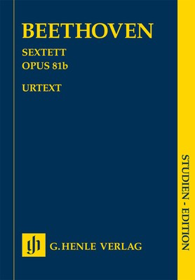 Sextet in F Major Op 81b Study Score for Winds and Strings