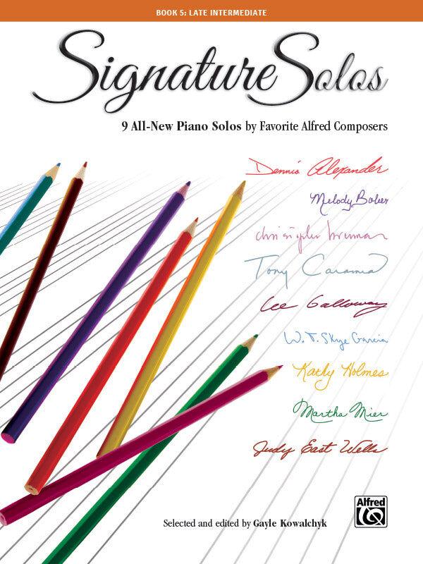 Signature Solos Book 5 - Piano Sheet Music Collection