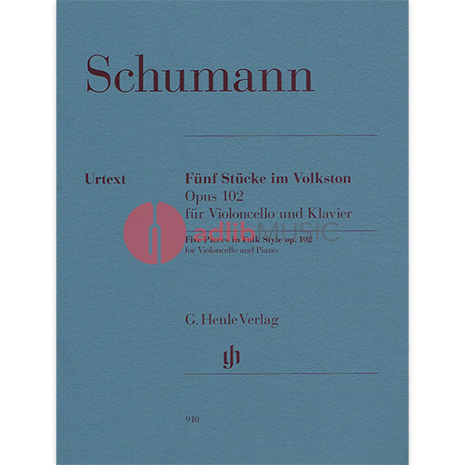 Five Pieces in Folk Style Op 102 for Cello and Piano - Urtext Edition