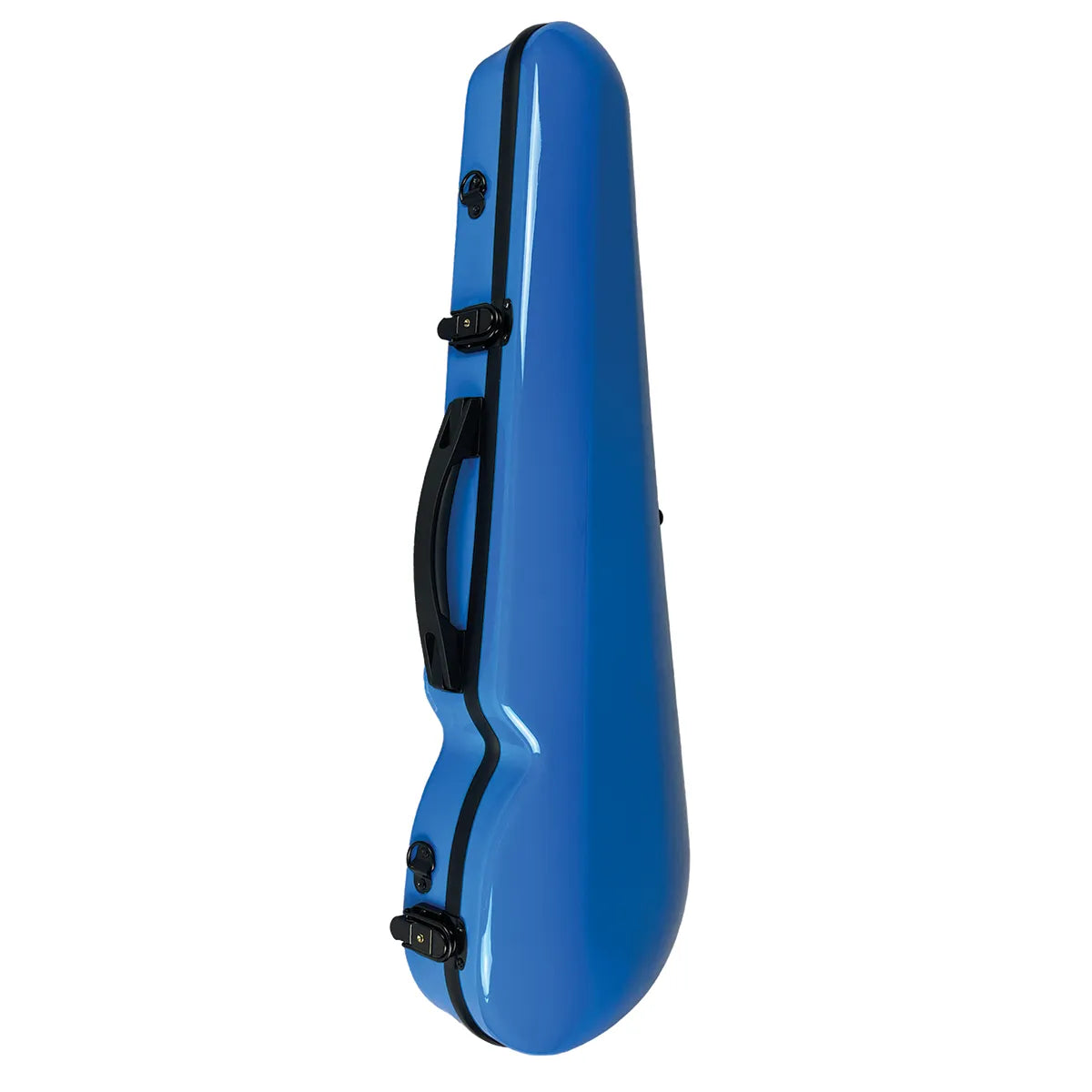 VIVO Blue Shaped Case for 3/4 Violin / 13" Viola with Backpack Straps and Accessories Compartment
