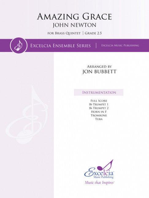 Amazing Grace for Brass Quintet - Grade 2.5 Sheet Music