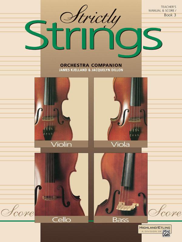 Strictly Strings Book 3 Conductor's Score - Violin Sheet Music for Advanced Middle/High School Orchestra