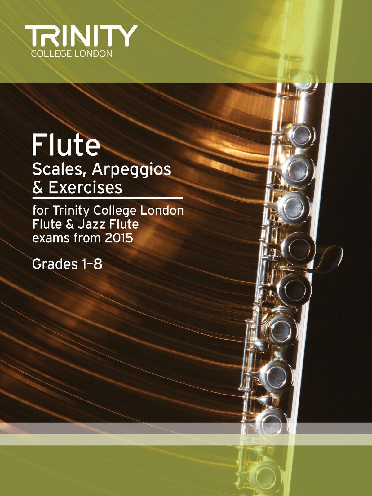 Trinity Flute Scales 2015 Grades 1-8 - Flute Method Book TCL013392