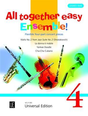 All Together Easy Ensemble 4 Flex Ensemble Sheet Music