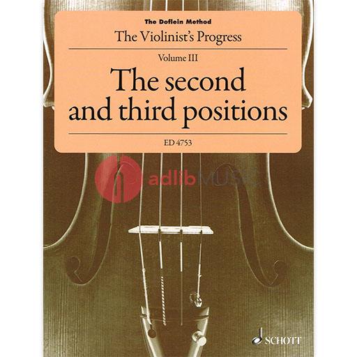 Doflein Method Book 3 for Violin - Schott ED4753