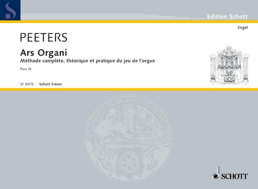 Ars Organi Volume 3 - Piano and Organ Sheet Music