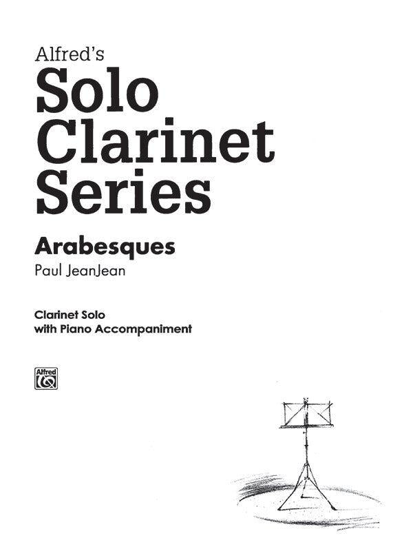 Arabesques for Clarinet and Piano Sheet Music
