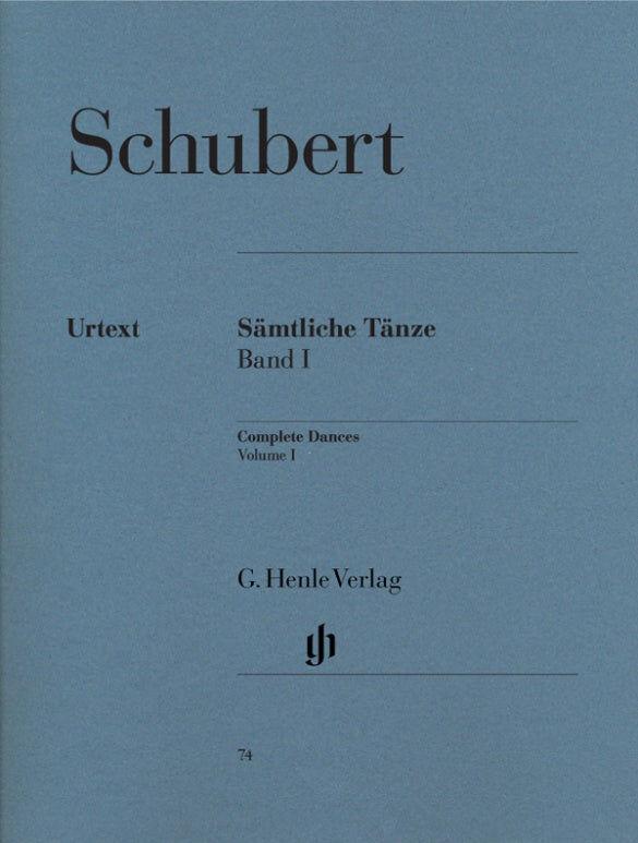 Schubert Complete Dances Volume 1 Piano Solo Sheet Music Henle HN074
