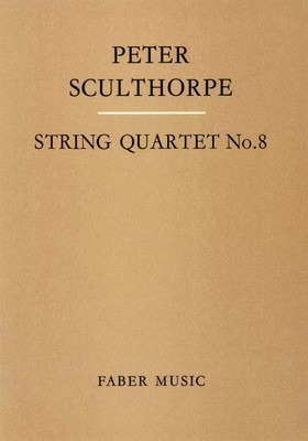 String Quartet No 8 Study Score by Sculthorpe