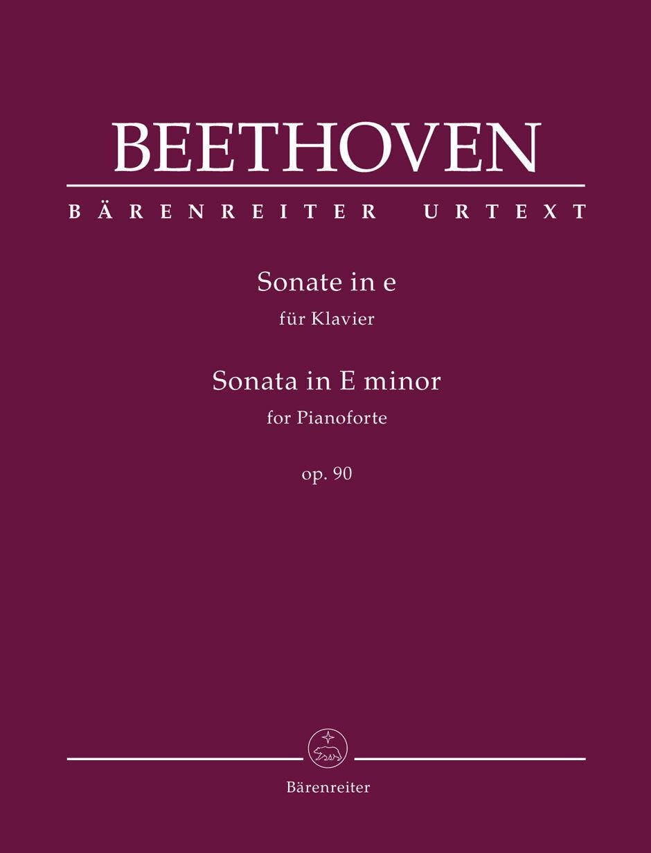 Beethoven Piano Sonata in E Minor Op 90 by Ludwig van Beethoven, Del Mar, Barenreiter BA11809