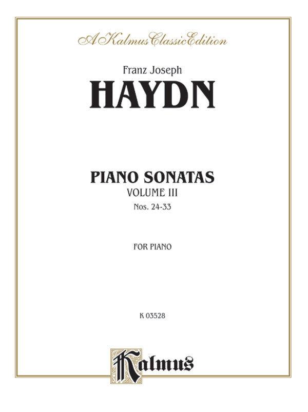 Sonatas 43 BK 3 No 24-33 Piano Sheet Music by Franz Joseph Haydn