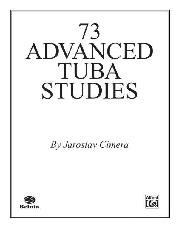 73 Advanced Tuba Studies by Jaroslav Cimera