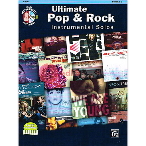 Ultimate Pop & Rock Instrumental Solos for Cello with Book and CD by Alfred Music