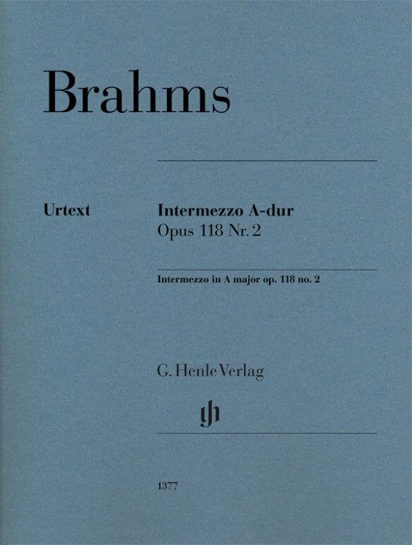 Brahms Intermezzo in A Major Op 118 No 2 Piano Solo Sheet Music Henle HN1377