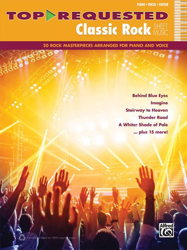 Classic Rock Sheet Music PVG for Piano and Voice